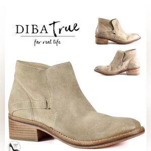 Diba True Caspian Beige Suede Boots (NIB)
